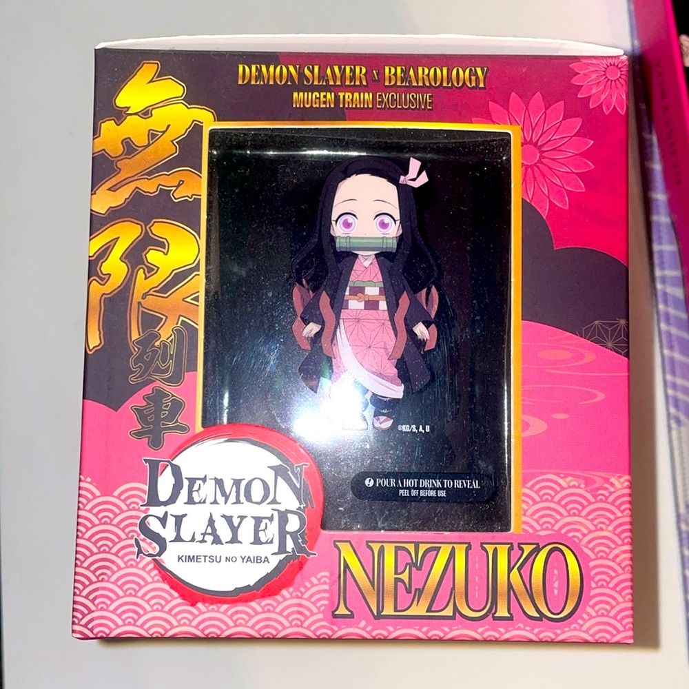 NIB bearology x Demon Slayer Nezuko color changing ceramic mug.